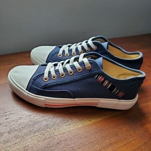 Triple5Soul Men's Sneakers Sz. 8 EUC 555 Soul Navy Canvas Rare HTF